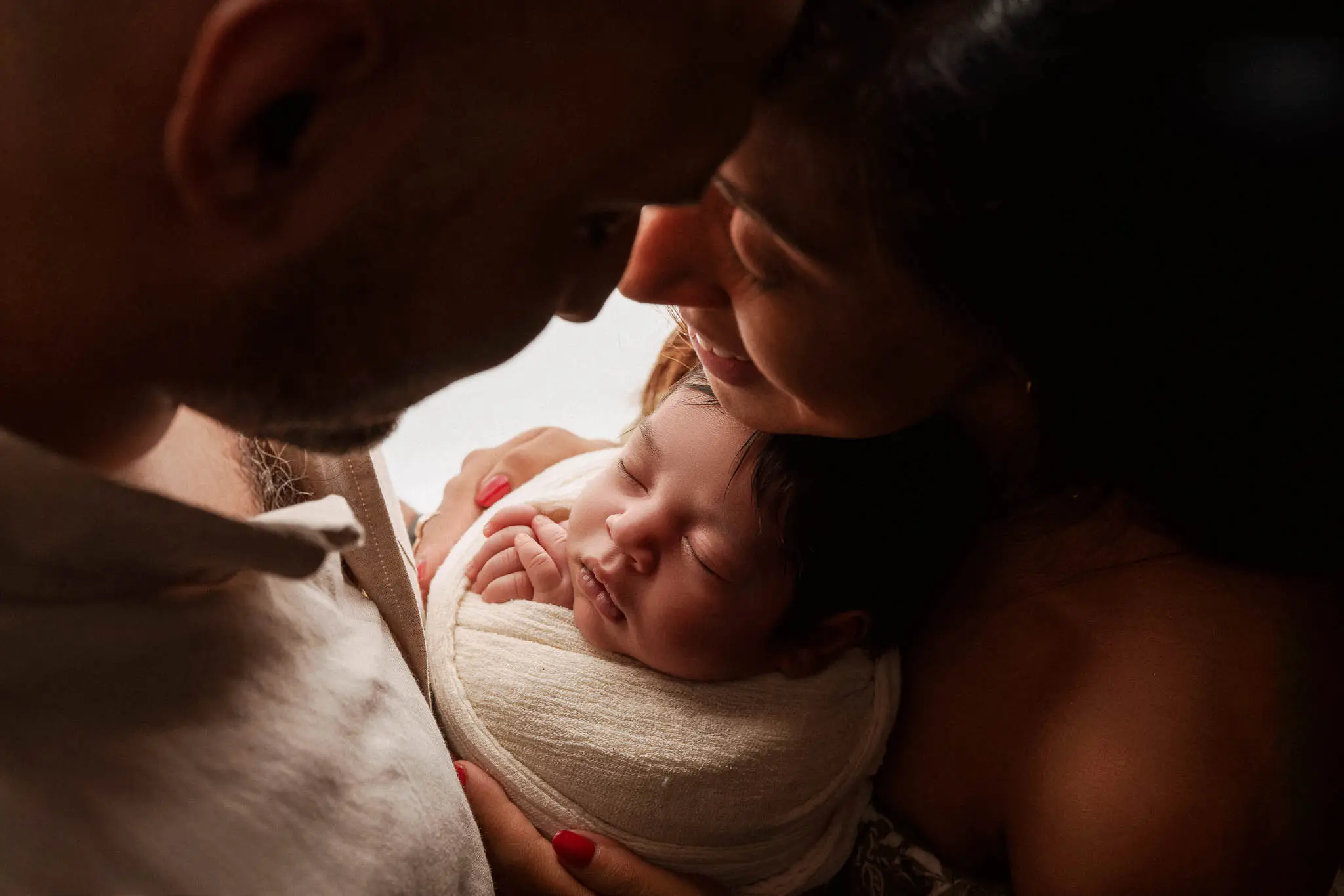 Newborn photography at home in Lincoln